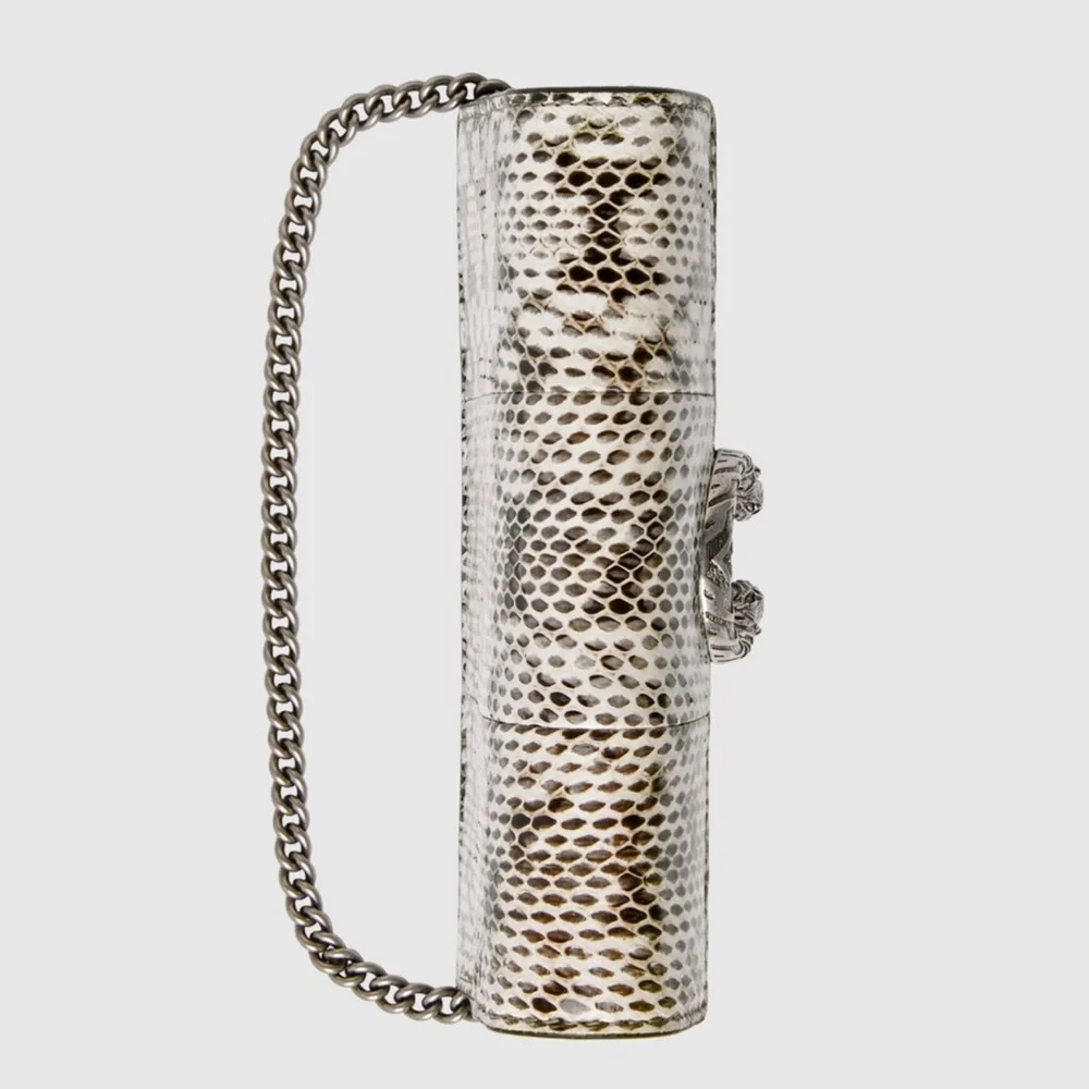 Rare!!! BNIB! NEW! Exotic Gucci DIONYSUS SNAKESKIN MINI SHOULDER BAG - Picture 4 of 16